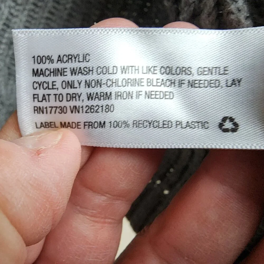 A New Day Gray Open Cardigan Size Medium